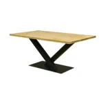 Maßgefertigter moderner Eichentisch im Loftstil für das Esszimmer