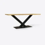 Maßgefertigter moderner Eichentisch im Loftstil für das Esszimmer