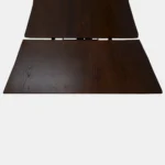 Eichenholztisch im industriellen Stil mit Erweiterungen für das Esszimmer BORNEO I