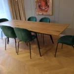 stół dębowy VITA II z dostawkami - realizacja