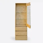 Eiche-Glasvitrine, Säule CORA