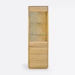 Eiche-Glasvitrine, Säule CORA