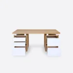 Schreibtisch mit Holzplatte und Schubladen DORIS I – Bild 7