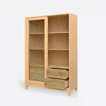 Moderne Vitrine mit Glas-Schiebetüren COSTA