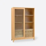 Moderne Vitrine mit Glas-Schiebetüren COSTA