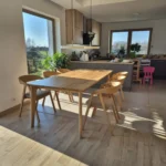 stół toscania 215x100x75 lakier naturalny