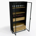 Nowoczesna witryna na alkohol barek do salonu NEMIR II (5)(1)