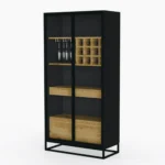 witryna na alkohole NEMIR I z wysuwaną półką (4)