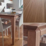 Eichentisch DANTE I schattierte Beine (1)