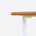 Höhenverstellbarer Eichenschreibtisch mit abgerundeten Kanten COLIN II (8)