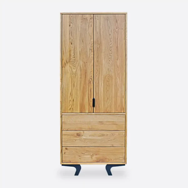 Eichenschrank mit 3 Schubladen im Loft-Stil VITA (1)