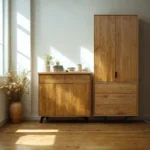 Eichenschrank mit 3 Schubladen im Loft-Stil VITA