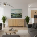 dębow komoda ness iv